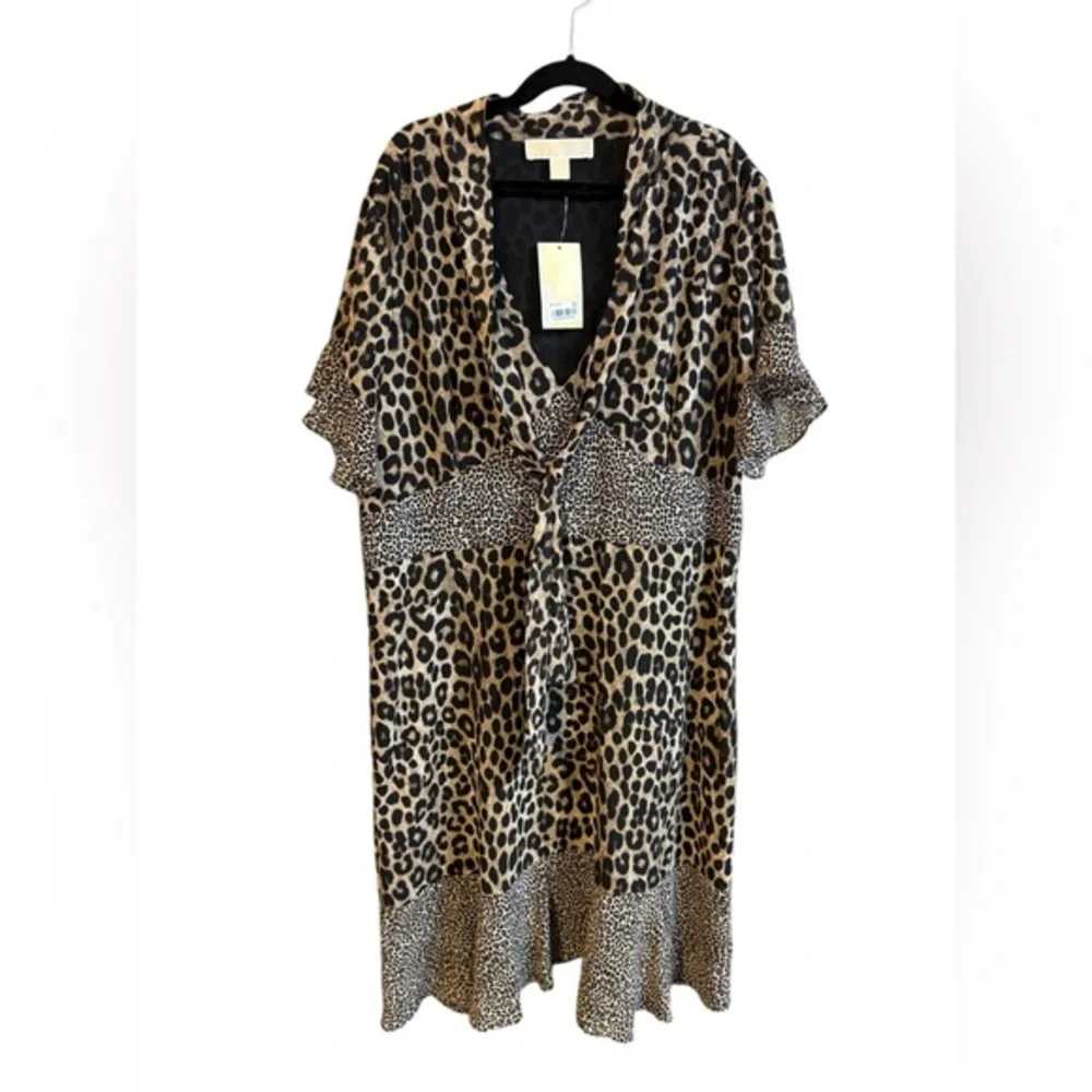 Michael Kors NWT Animal Print Dress Large
